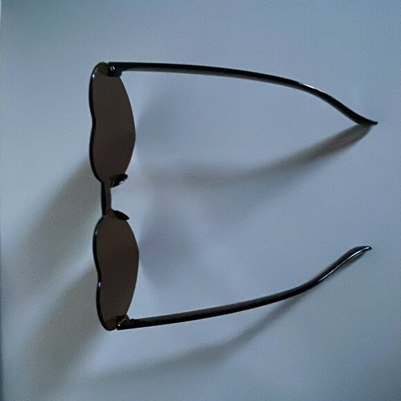 *♪ Heart shaped sunglasses Brown - 2 pair Bundle - Brand New! *♪ - Picture 12 of 15